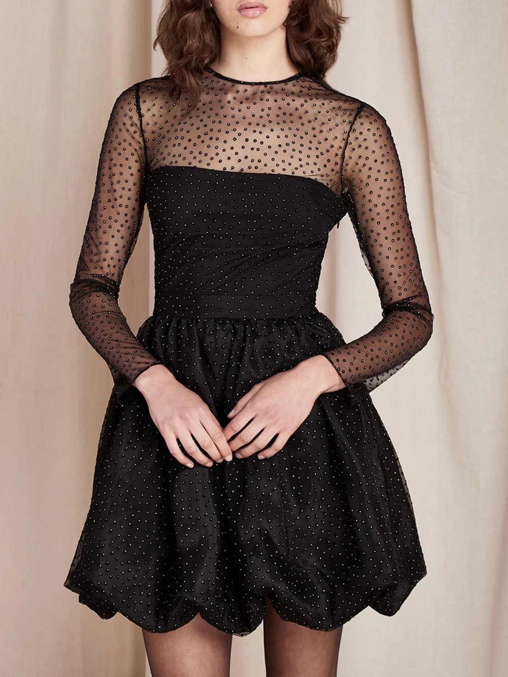 SAYLOR Saiorse Mini Dress in Black